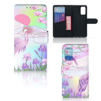 Samsung Galaxy A32 4G | Telefoonhoesje | Met pasjeshouder | Bird - thumbnail