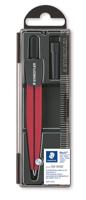 Passer Staedtler 550 Noris schoolpasser metallic rood - thumbnail