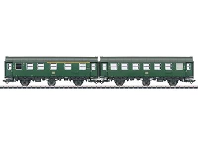 Märklin 43175 H0 ombouwrijtuig-paar 1e/2e+2e kl. Van de DB 1./2.+2.kl.