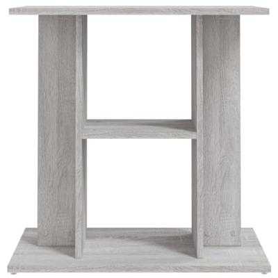 Aquariumstandaard 60x30x60 cm bewerkt hout grijs sonoma - thumbnail