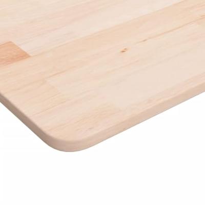 Tafelblad vierkant 50x50x1,5 cm onbehandeld massief eikenhout