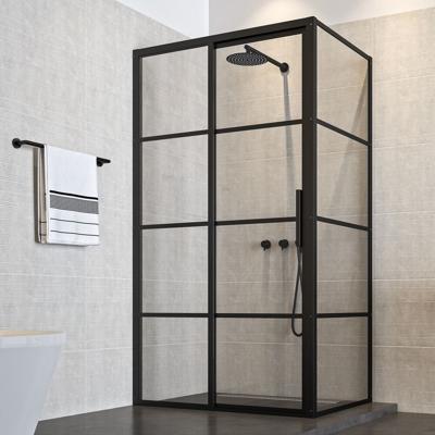 Douchecabine Sealskin Soho 120x50 cm Met Schuifdeur Links Hoekcabine 8 mm Helderglas Douchecabine Sealskin Soho 120x50 cm Met Schuifdeur Links Hoekcabine 8 mm Helderglas