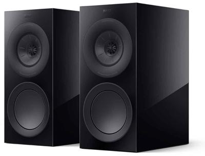 KEF R3 meta boekenplank speaker - zwart hoogglans (per paar)