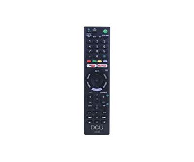 DCU TECNOLOGIC Sony afstandsbediening | afstandsbediening TV LCD/LED | compatibel met Sony TV | Netflix en Youtube | zwart