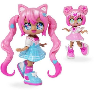Aanpasbare pop - BANDAI - Animakii - HEA26352 - Magiër en schoolmeisje