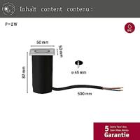 Paulmann 94364 Vloerinbouwlamp LED 2 W RVS (geborsteld) - thumbnail