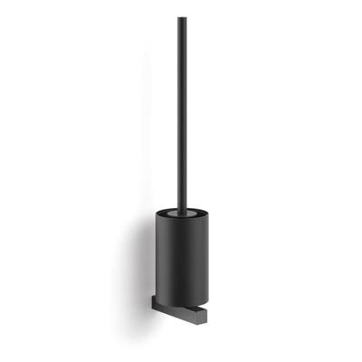 ZACK Carvo Toiletborstel Wand ø 8,9x12,2x50,1cm zwart ZACK Carvo Toiletborstel Wand ø 8,9x12,2x50,1cm zwart