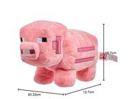 Minecraft Plush Figure Pig 20 cm - thumbnail