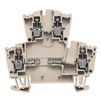 Weidmüller 1023100000 Componentenserieklem Schroeven Donkerbeige 100 stuk(s)