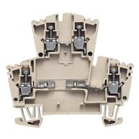 Weidmüller 1023100000 Componentenserieklem Schroeven Donkerbeige 100 stuk(s) - thumbnail