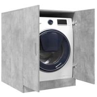 VidaXL Wasmachinekast 71x71,5x91,5 cm betongrijs - thumbnail