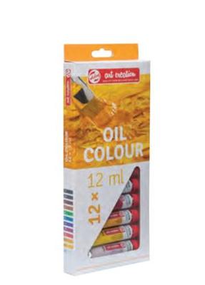 Talens Art Creation olieverf tube van 12 ml, set van 12 tubes in geassorteerde kleuren