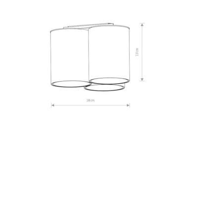 Lyora 3-lichts plafondspotEye Tone - 8091