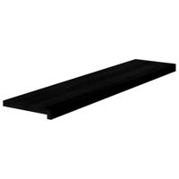 VidaXL Traptreden 2 st 110x25x2 cm massief eikenhout donkerbruin - thumbnail
