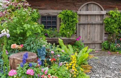 Alexsar Art Tuindoek bloemenschuur 210x140cm