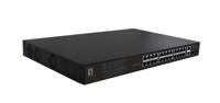 LevelOne FGP-2831 netwerk-switch Unmanaged Fast Ethernet (10/100) Power over Ethernet (PoE) 1U Zwart - thumbnail