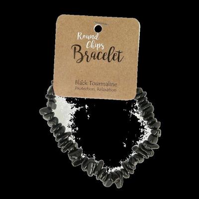 Steengoed Splitarmband toermalijn zwart 1 Stuks Steengoed Splitarmband toermalijn zwart 1 Stuks