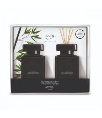 IPuro geurdiffuser black bamboo 2 x 50 ml - thumbnail
