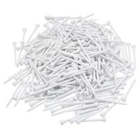 VidaXL 1000 st golftees 54 mm bamboe wit - thumbnail