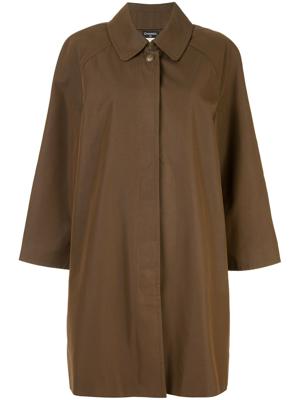 Chanel Pre-Owned long sleeve coat - Brown