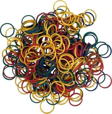 Elastiekjes 250 stuks, diverse kleuren