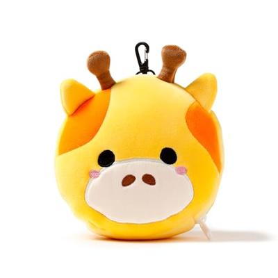 Relaxeazzz Giraffe Rond Reiskussen & Slaapmasker