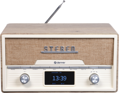 Denver MDA-525LW LIGHT WOOD Radio DAB+, VHF (FM) Hout (licht)