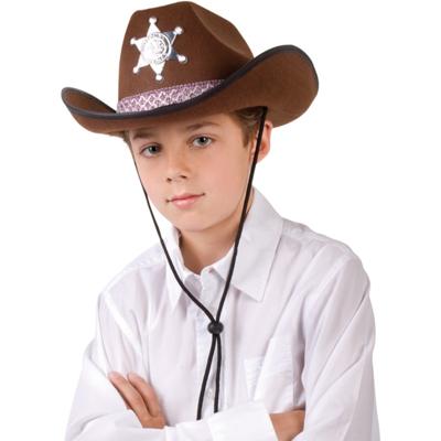 Kinderhoed Butch Sheriff junior bruin - thumbnail