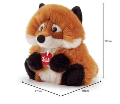 Trudi fluffy fox: 17x19x19 cm (s-29046)