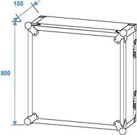 ROADINGER Amplifier Rack PR-2, 10U, 47cm deep - thumbnail