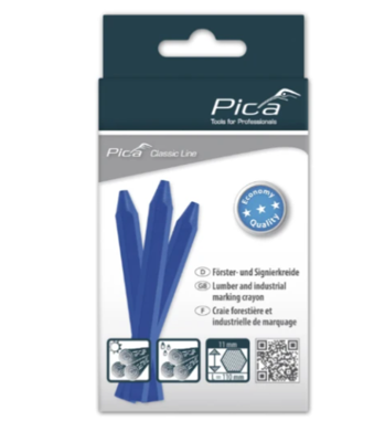 Pica 591/41 Markeerkrijt ECO 11x110mm blauw, 12st. Pica 591/41 Markeerkrijt ECO 11x110mm blauw, 12st.
