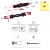 KS Tools 154.0011 Kabelontgrendelingsgereedschap voor platte stekkers en platte stekkerhuls 2,8-6,3 mm - thumbnail