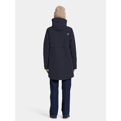 Didriksons Helle Parka Jas Dames Dark Night Blue 40