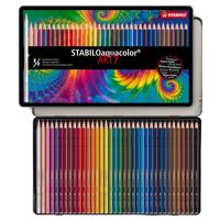 STABILO aquacolor - aquarel kleurpotlood - metalen set 36 st. - thumbnail