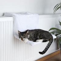 Trixie radiator-hangmat pluche wolwit - thumbnail