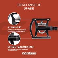 CONTEC systeem-pedaal "spade" ct mtb pedals spade spd, m.cleats, black - thumbnail
