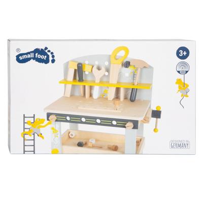 Small Foot - houten werkbank compact miniwob, 34dlg.