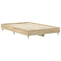 Bedframe zonder matras 140x190cm spaanplaat sonoma eikenkleurig - thumbnail