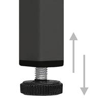 Tv-meubel 105x35x50 cm staal antracietkleurig - thumbnail