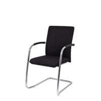 Workliving vergaderstoel X1 - comfortslede zwart - thumbnail