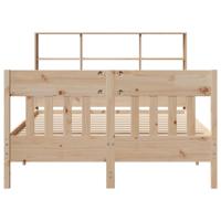 Bedframe zonder matras massief grenenhout 140x190 cm - thumbnail