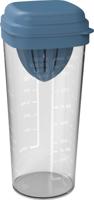 Rotho Loft Shaker met Pers 1L Horizon Blauw/Transparant - thumbnail