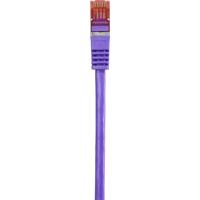 Renkforce RF-4724914 RJ45 Netwerkkabel, patchkabel CAT 6 S/FTP 0.25 m Violet Snagless, Vergulde steekcontacten, Vlambestendig 1 stuk(s) - thumbnail