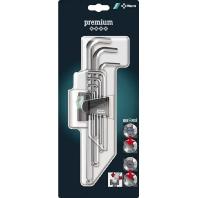 Wera 950 PKL/9 SM N SB Stifsleutelset, metrisch, verchroomd, 9-delig - 1 stuk(s) - 05073391001 - thumbnail