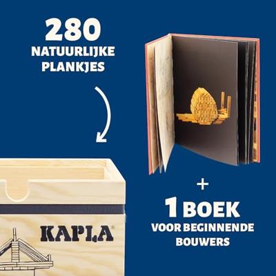 Doos voor 280 plankjes - KAPLA beige Doos voor 280 plankjes - KAPLA beige