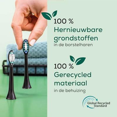 Beurer Bürstenköpfe Classic Clean 4 St. 10521 Reserve borstels Zwart - thumbnail