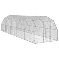 Kippenren 2,5x10x2,25 m gegalvaniseerd staal - thumbnail