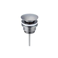 Clickwaste Universeel Sanilux 6.6 cm Gun Metal Geborsteld Sanilux - thumbnail