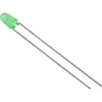Lite-On LTL-4231NLC Bedrade LED Groen Rond 3 mm 1.1 mcd 60 ° 7 mA 1.9 V - thumbnail