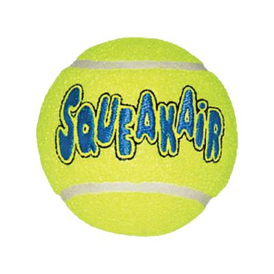 KONG SQUEAKAIR TENNISBAL GEEL MET PIEP XL 10X10X10 CM